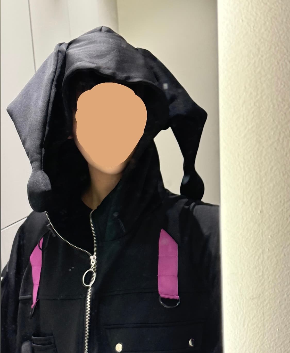 ililil 쿠로미 후드 산리오디마럽지뢰계서브컬쳐제이미에에누케유메텐보 상품이미지10