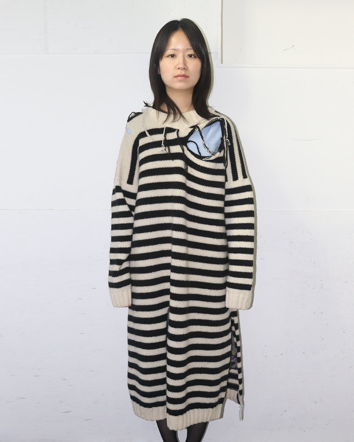 찰스 제프리 러버보이 18AW 디스트로이드 롱 니트 스웨터 상품이미지1