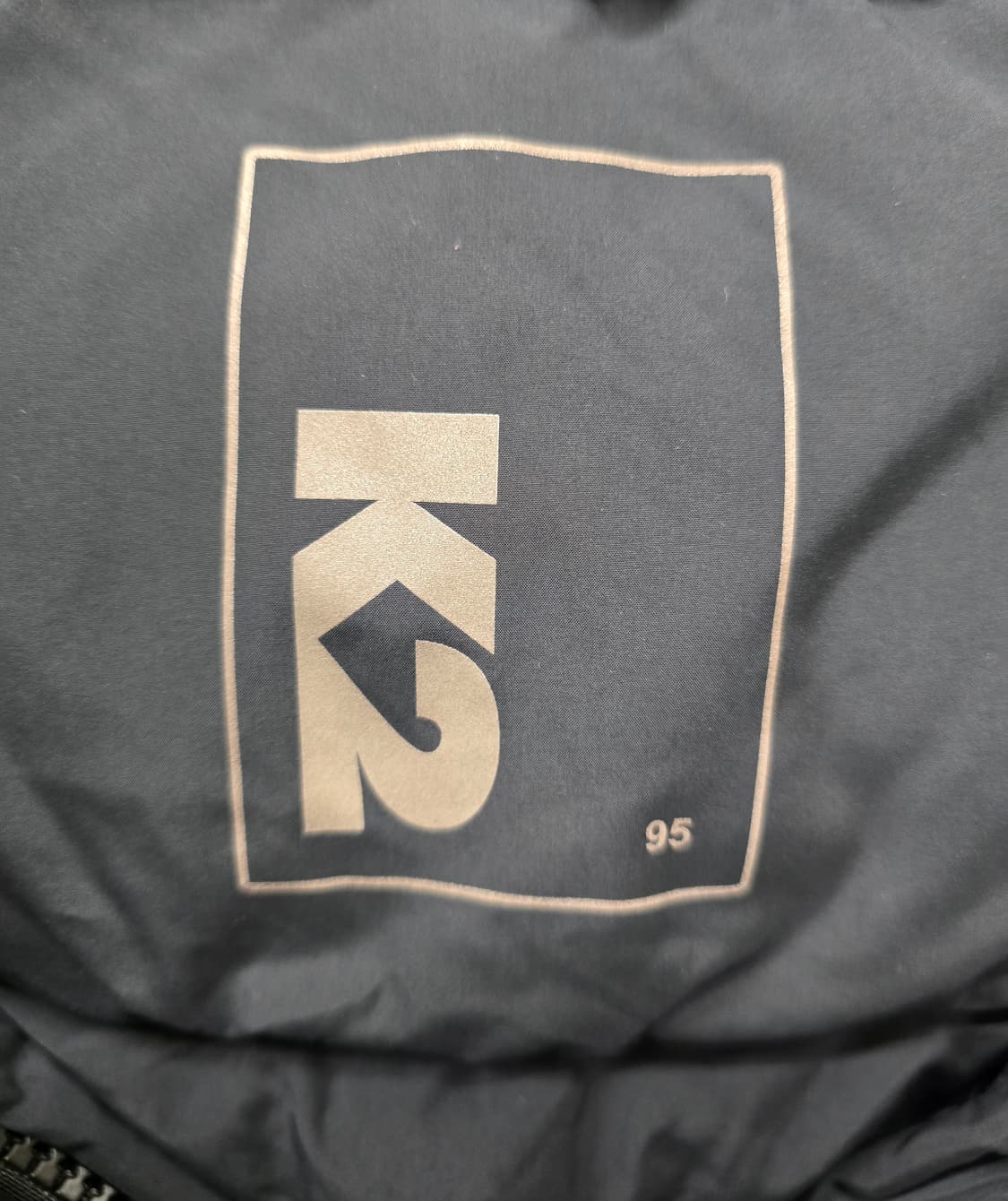 K2 여성 구스다운 롱패딩조끼.  싸이즈95 상품이미지5