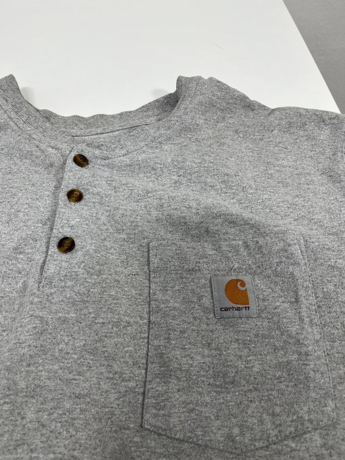 [L] 칼하트 포켓 헨리넥 반팔 상품이미지1