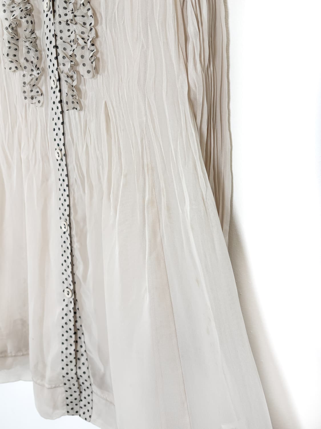 히로코 코시노 러플 도트 레이스 원피스 상품이미지10