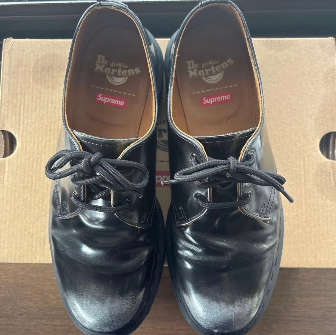 닥터마틴 x 슈프림 1461 그레이 실버 황금사이즈 상품이미지4