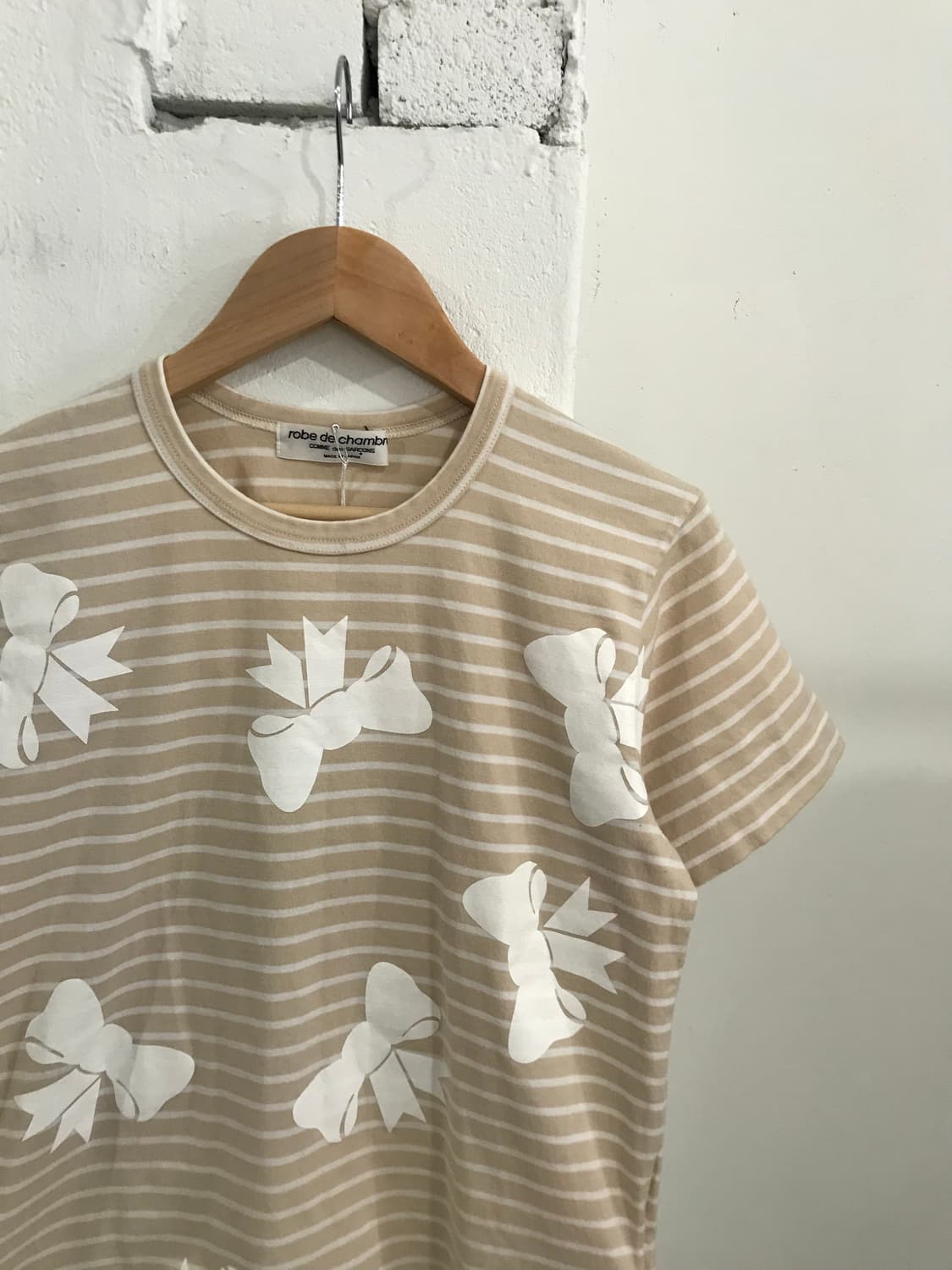 꼼데가르송 리본 반팔 상품이미지3