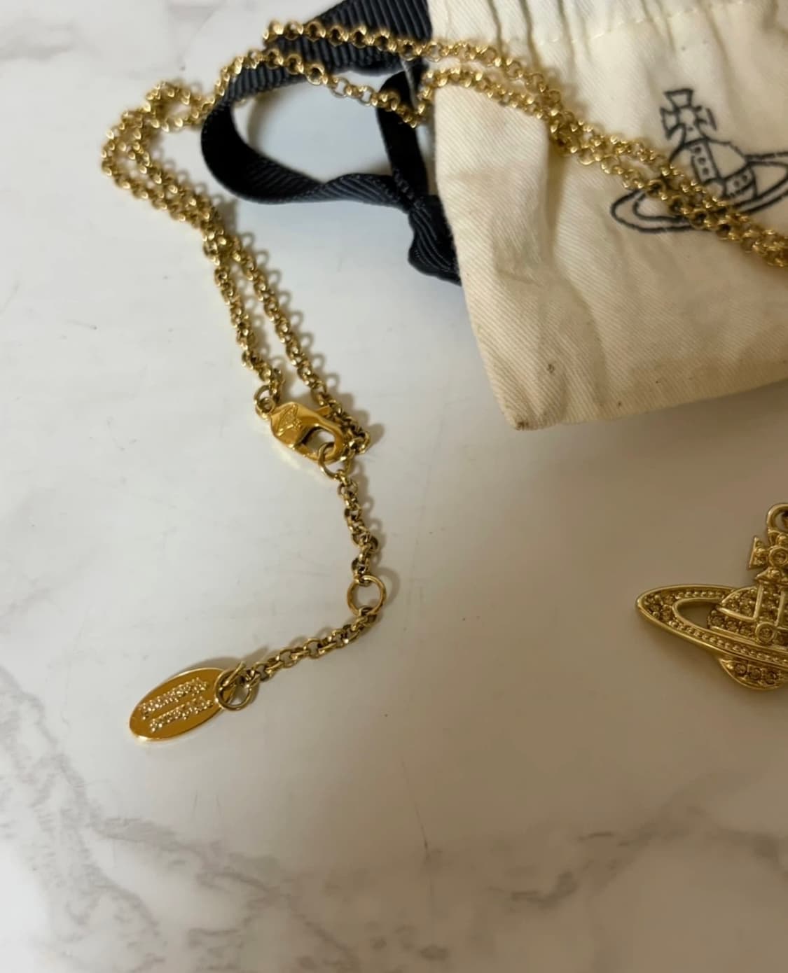 비비안 웨스트우드 미니 바스 릴리프 펜던트 (새상품급) 상품이미지2