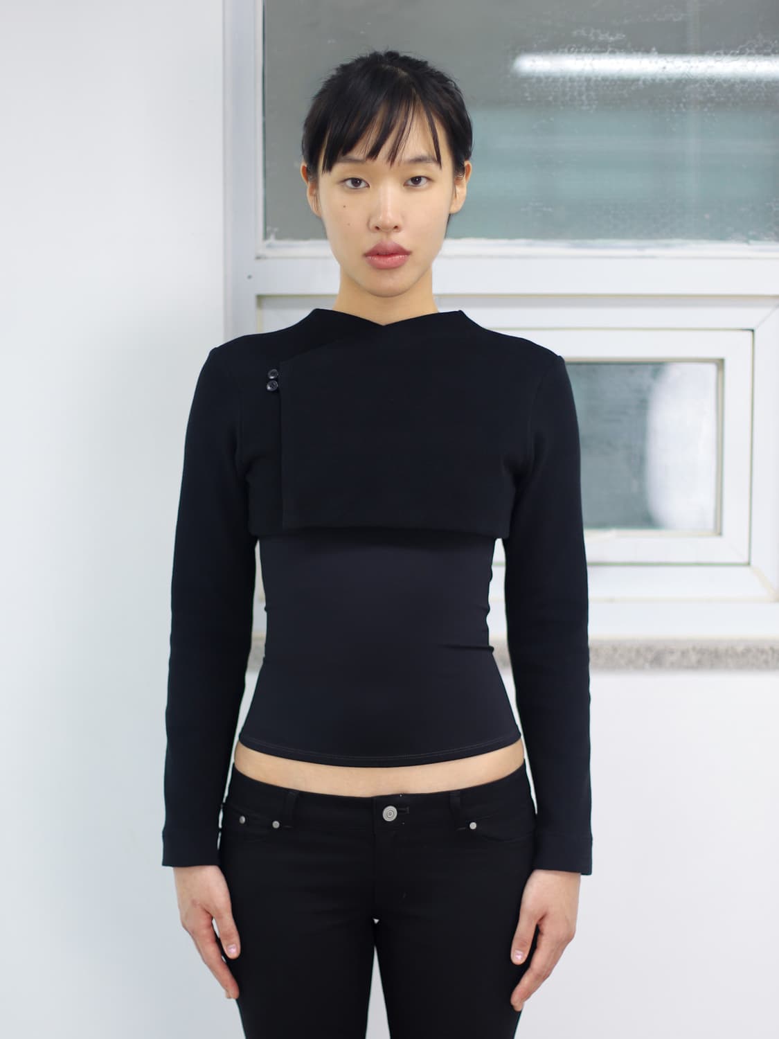 chiyagi 키야기 office air bolero black m 상품이미지2