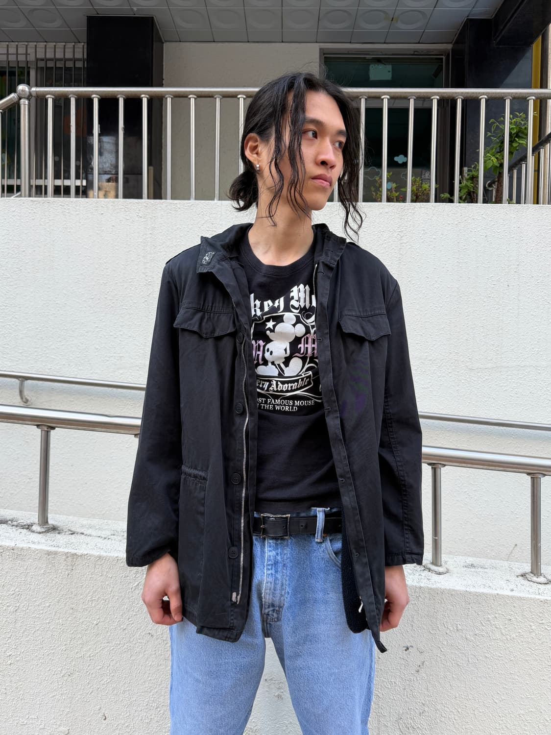 90s Agnes B. field hoodie jacket 상품이미지3