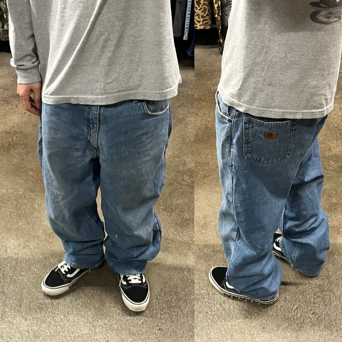 칼하트 플리스 라인드 데님 팬츠 (38“) 상품이미지1