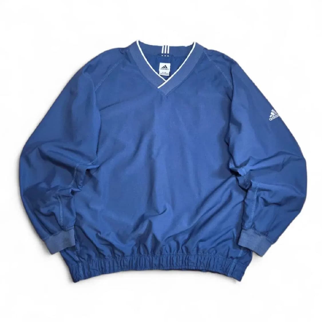 아디다스 삼각로고 웜업 풀오버 (실2XL)
 상품이미지1