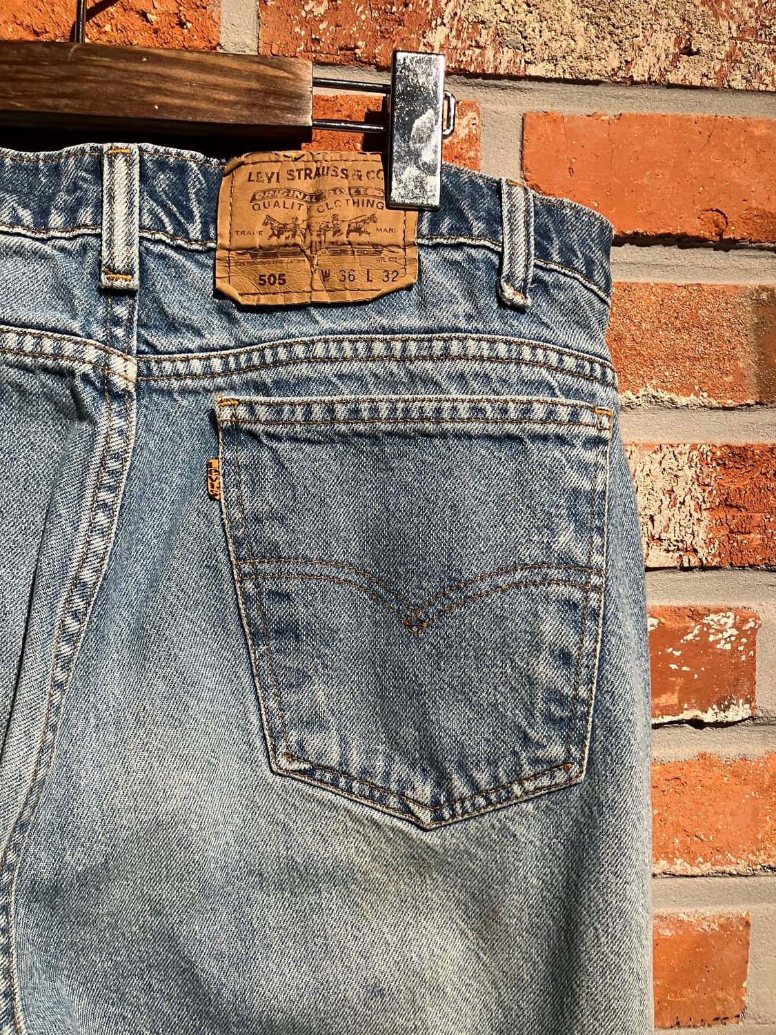 90s 빈티지 리바이스 505 데님 팬츠 상품이미지6