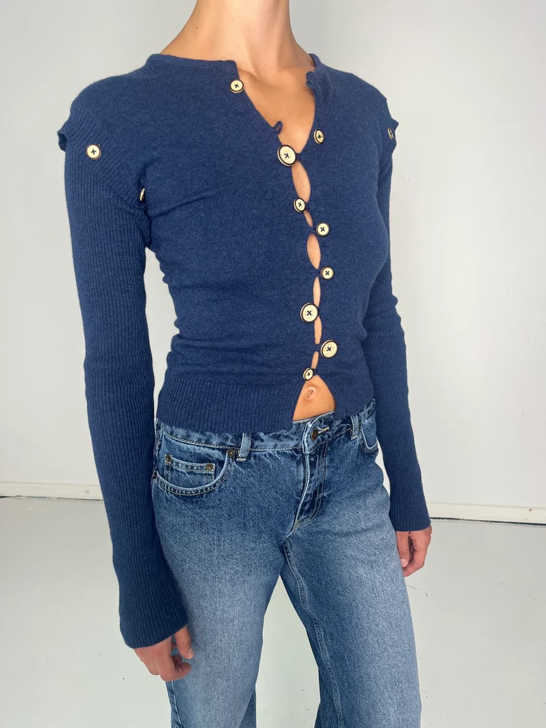 KERNEMILK Caroline Cardigan (Blue) 상품이미지1