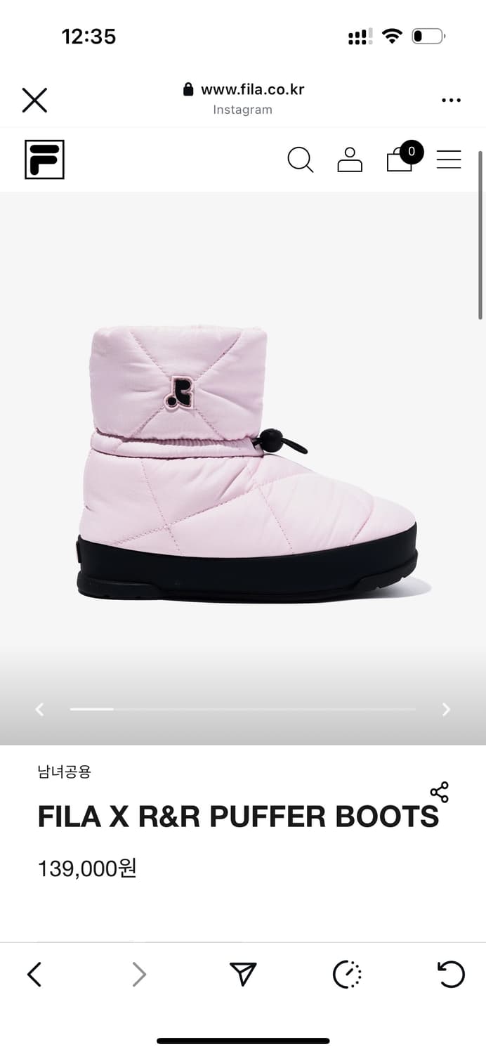 FILA x R&R 푸퍼 패딩 부츠 상품이미지2