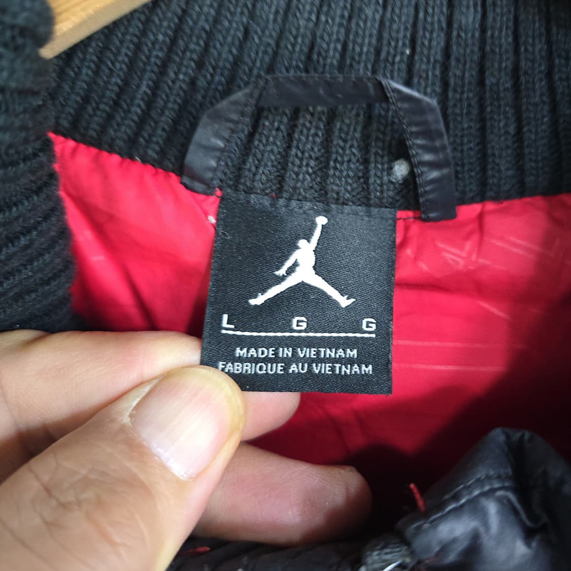 나이키 조던 다운 패딩 조끼 블랙 상품이미지5