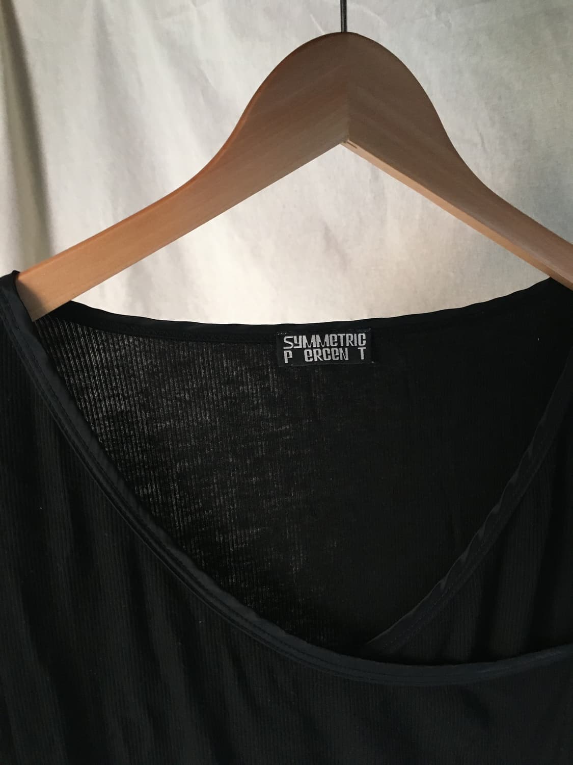 시메트릭퍼센트 V Wrap Half Sleeve / Black 상품이미지8