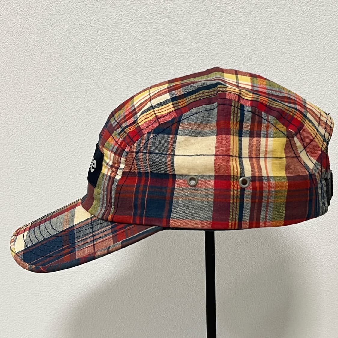 슈프림 2005 체크 패턴 5패널 캠프캡  상품이미지4