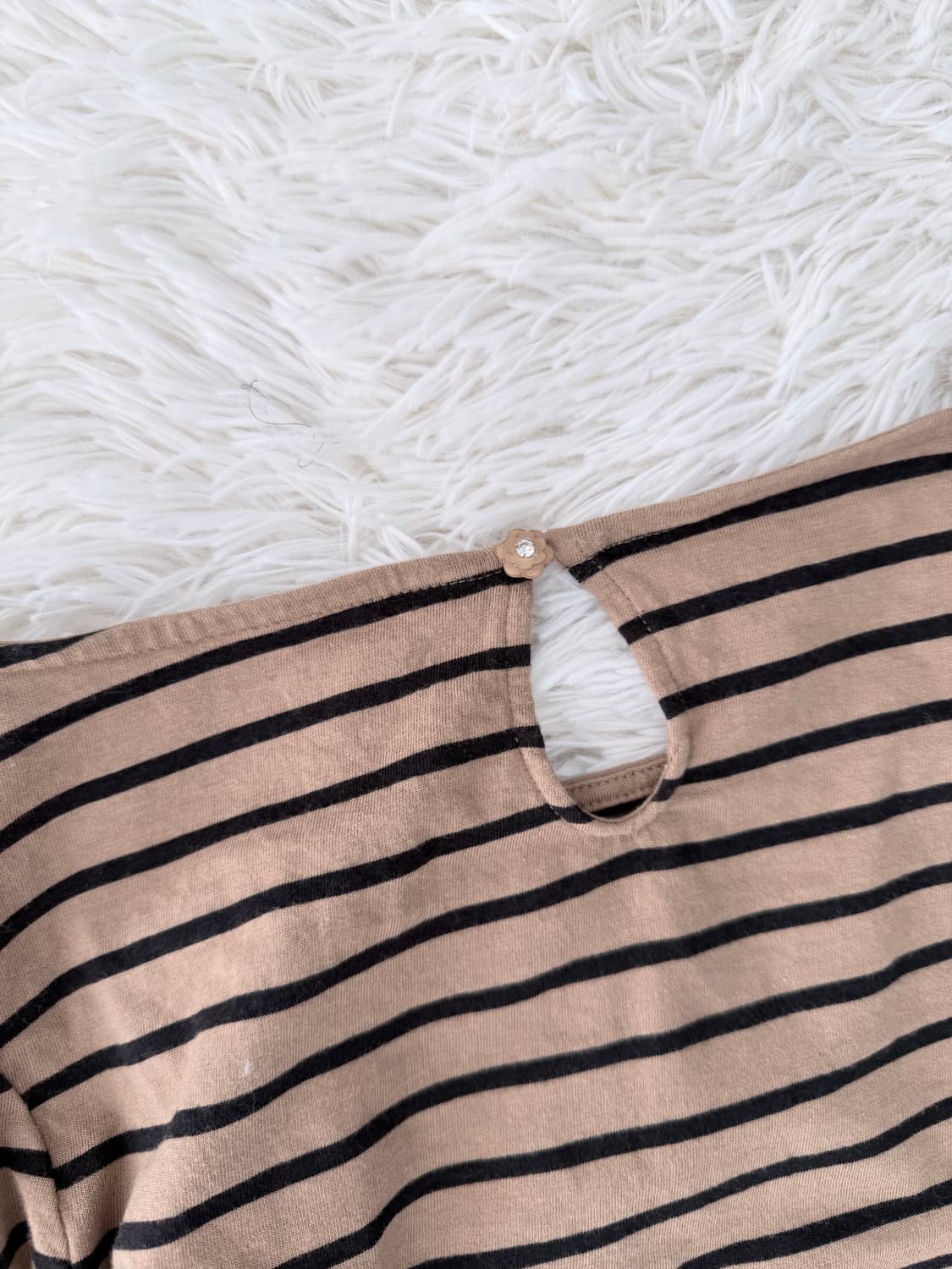 리본스트라이프 반팔T 상품이미지5