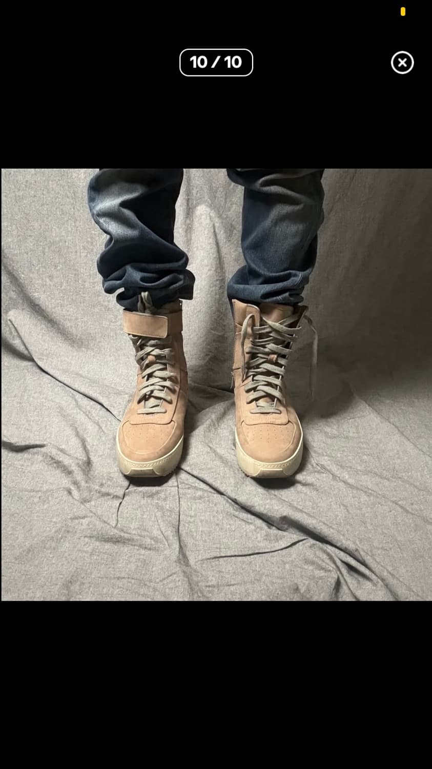 Fear of God 밀리터리 스니커즈 하이탑 상품이미지10