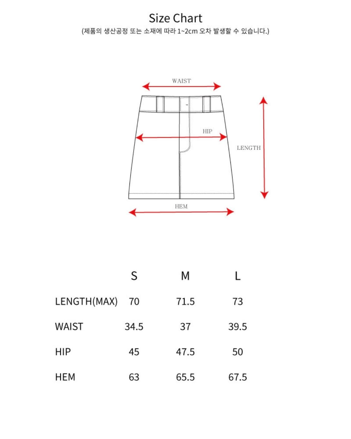 더뮤지엄비지터 데님 스커트 상품이미지7
