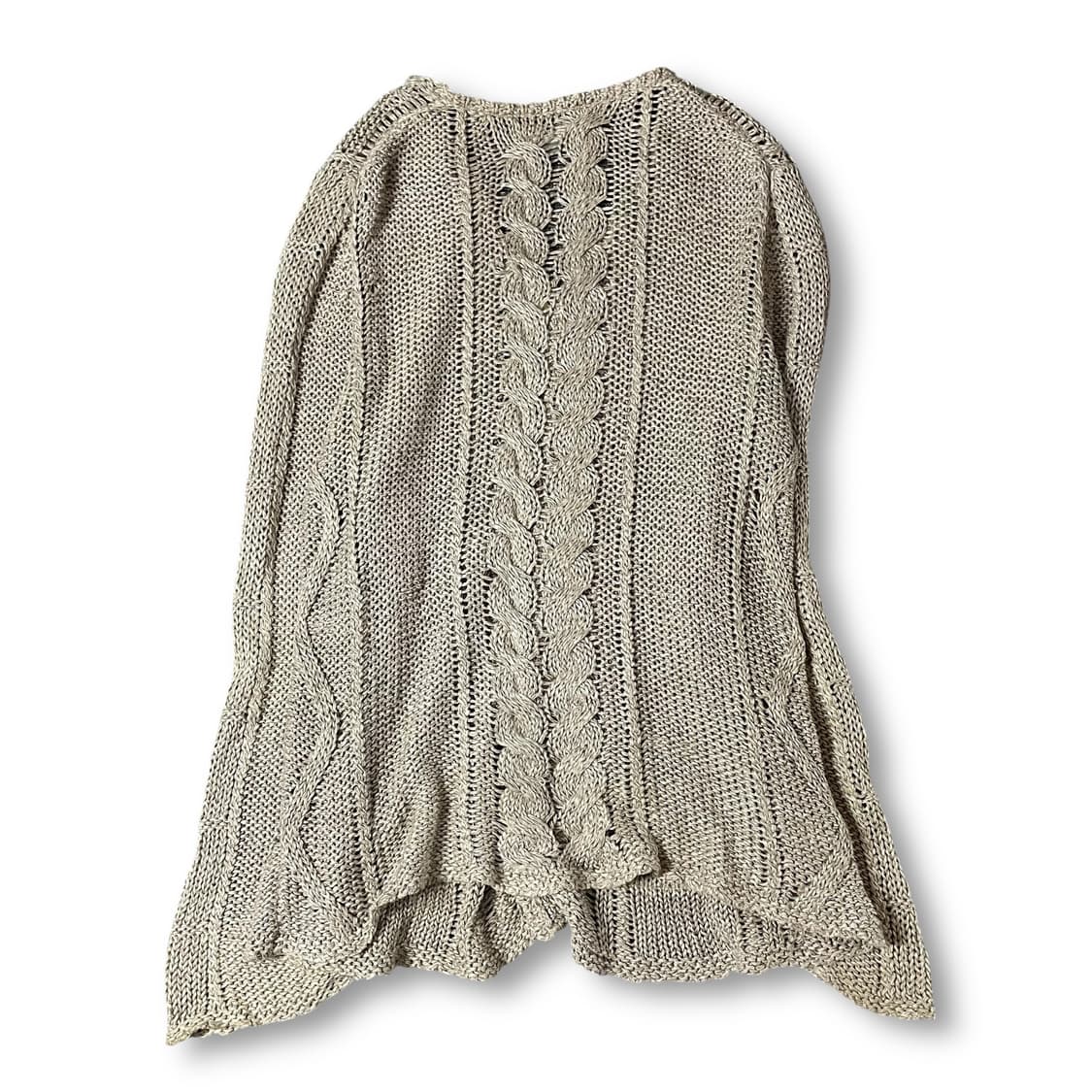 타카히로미야시타 더 솔로이스트 베이지 그물 가디건 M 상품이미지2