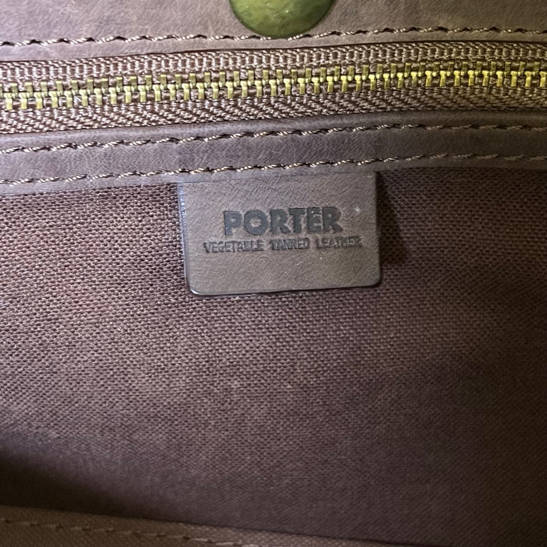 porter 요시다 포터 레더 브라운 보스턴백 상품이미지7