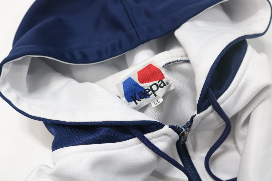 케파 빈티지 빅로고 컬러블록 후드 집업 저지 상품이미지8