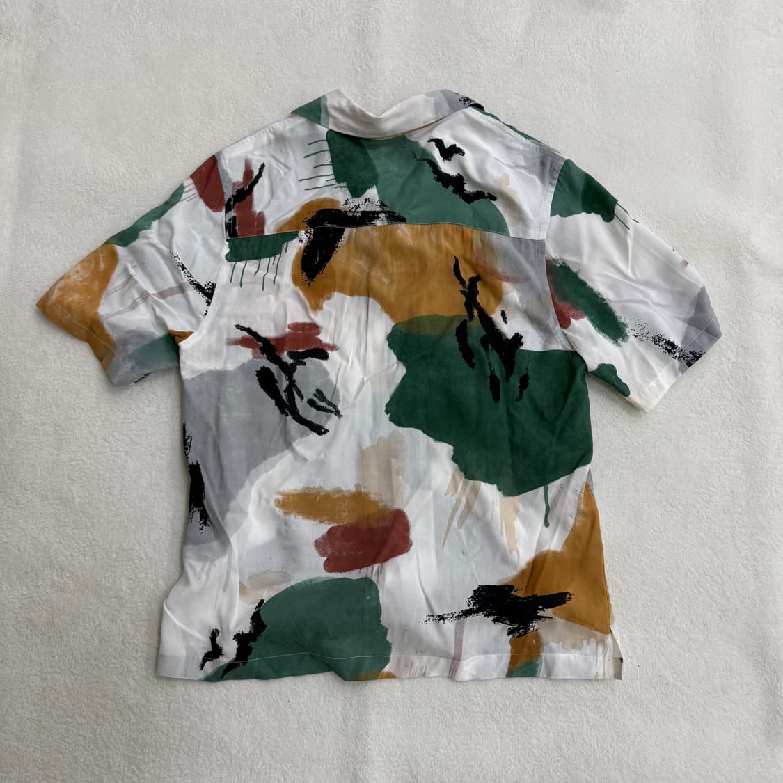 M 자라 추상 패턴 반팔 셔츠 0311T 상품이미지2