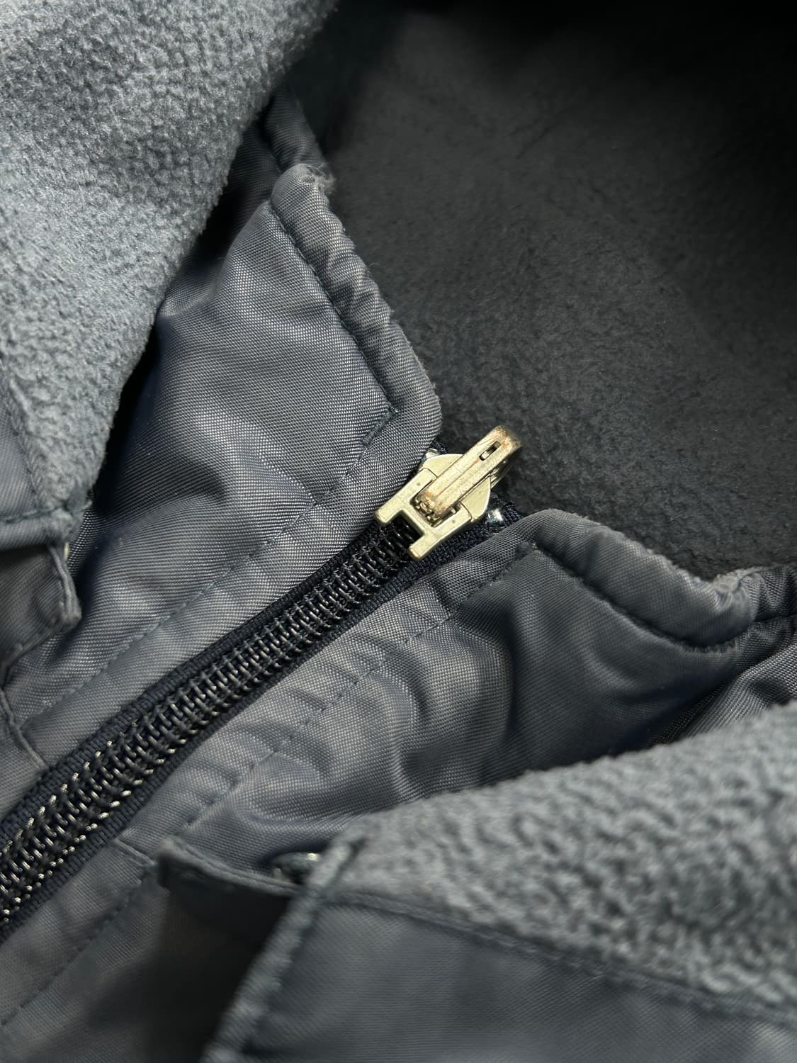 나이키 90‘s 네이비 옐로우 리버시블 플리스 바람막이 자켓 L   상품이미지8