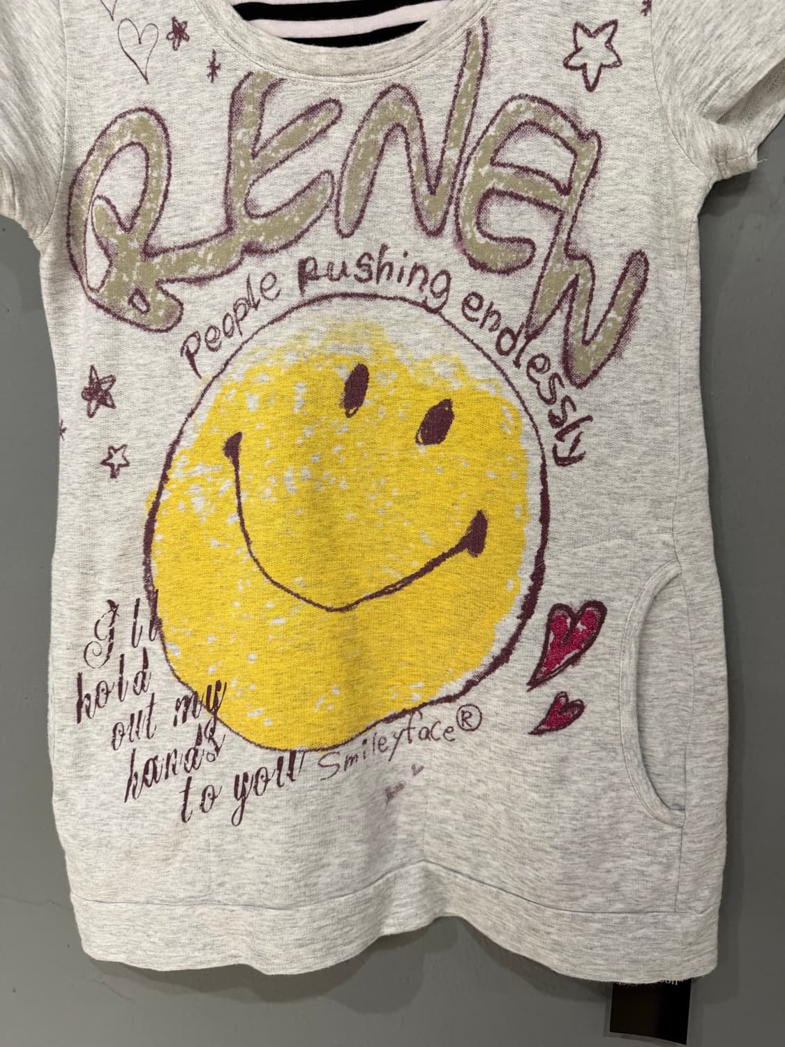 3-layered smile point printing tee 상품이미지7