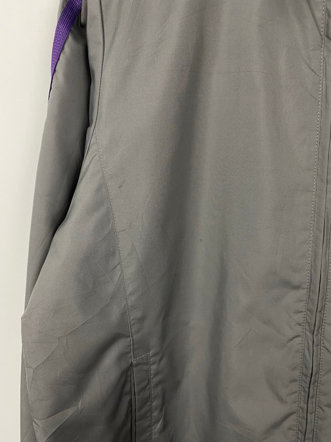 아디다스 차콜퍼플 클리마웜 바람막이 자켓 M <672> 상품이미지4