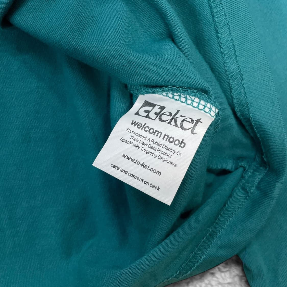 테켓 Teket Plan L/S 롱슬리브 블루 그린 상품이미지5