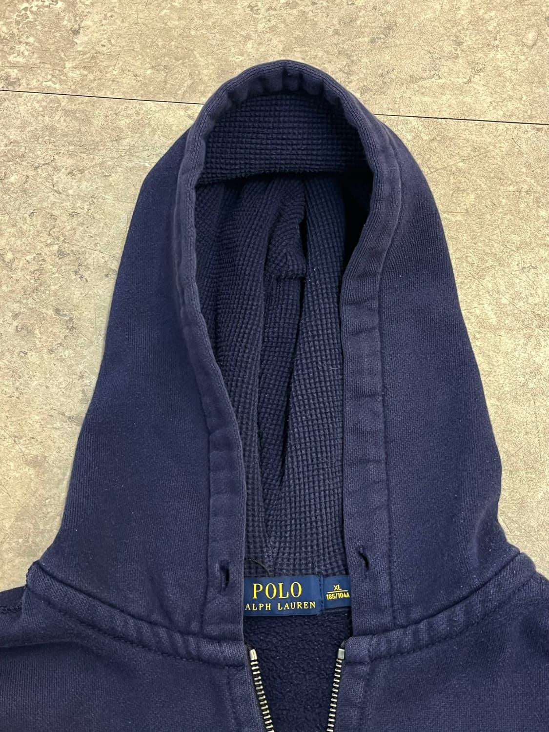폴로 랄프로렌 기모 후드집업 네이비 XL #csz2472 상품이미지5