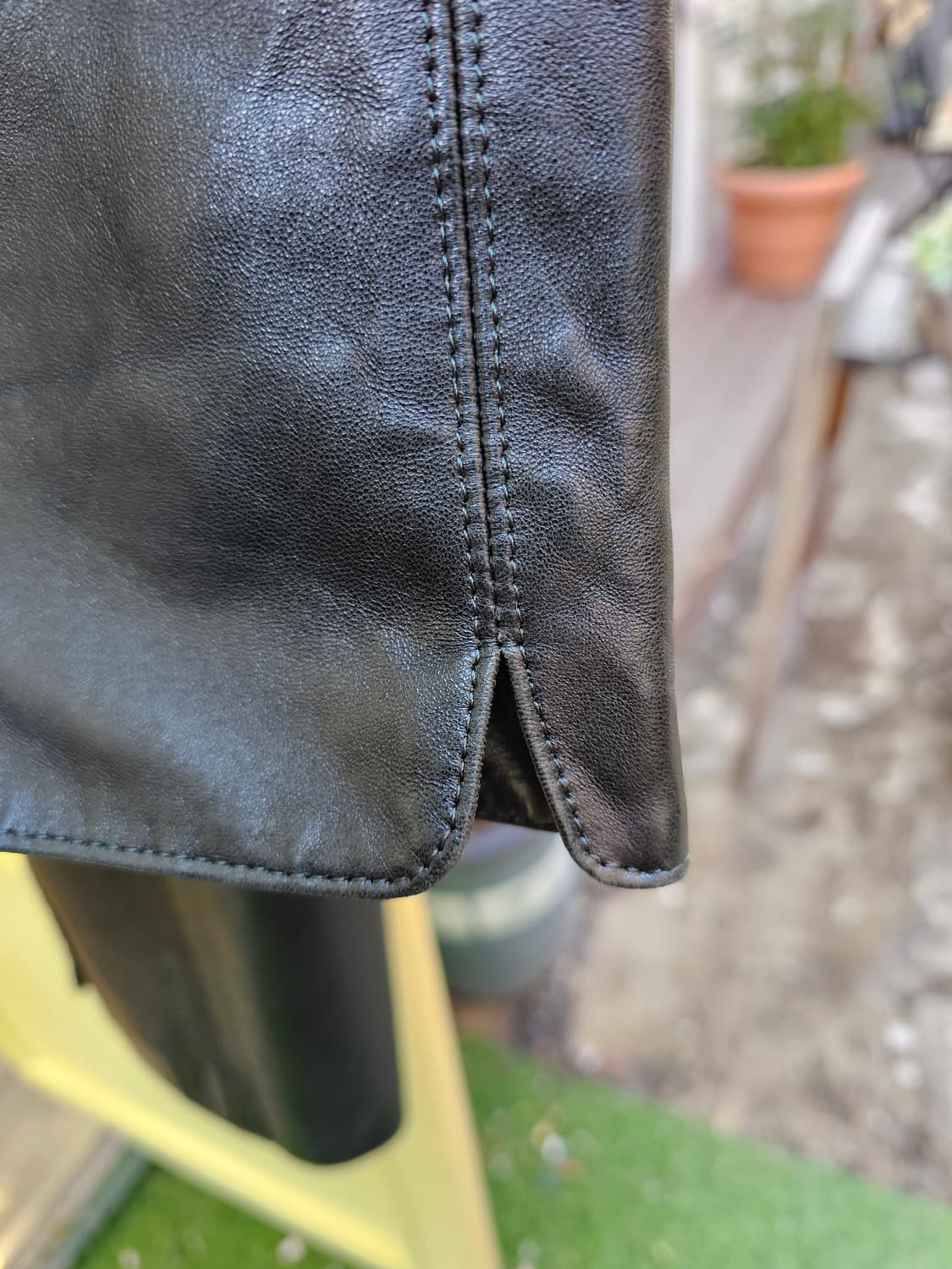 Angle Leather 딥그린 램스킨 자켓 상품이미지5