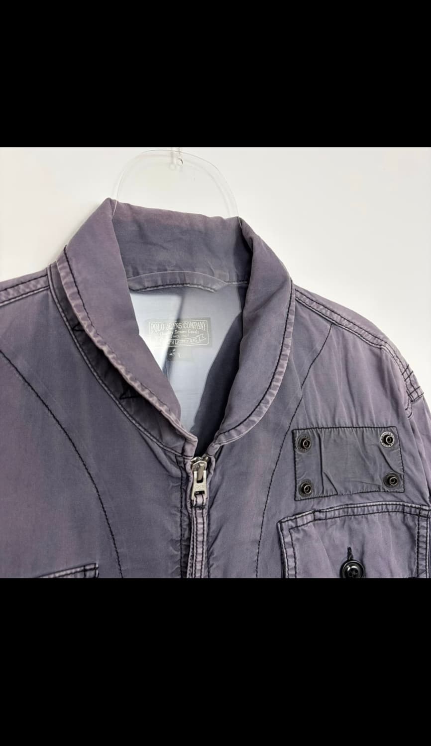 폴로 해군 플라이트 자켓 상품이미지4