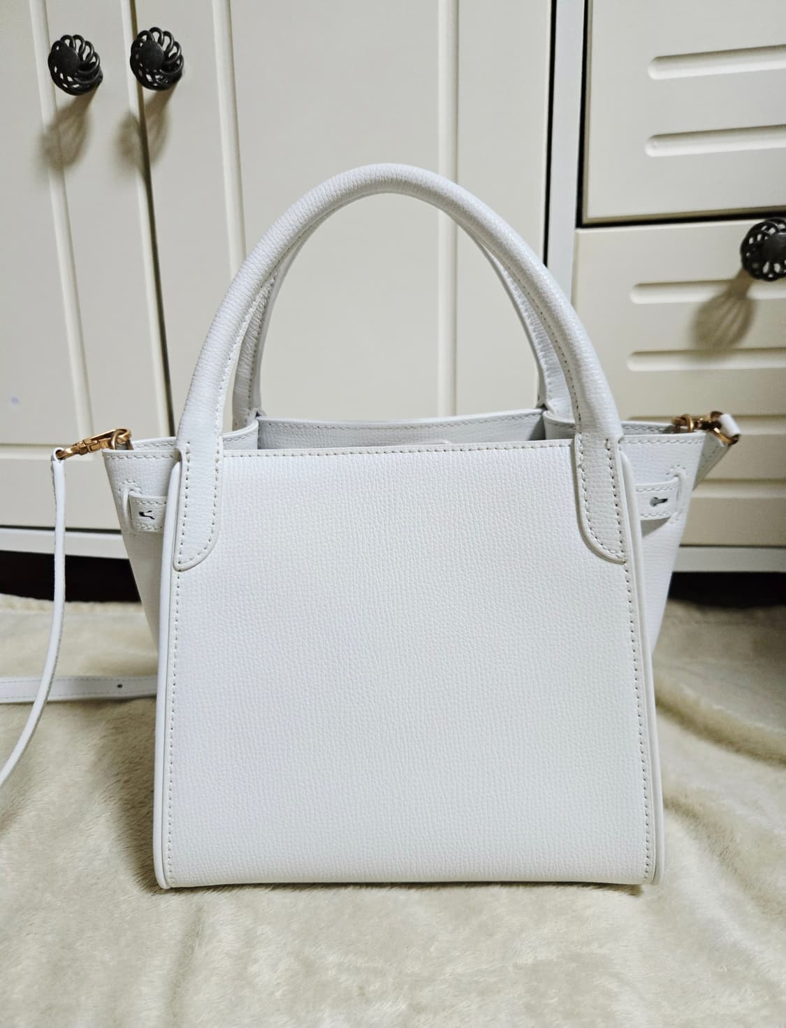 쿠론 멜리아 큐브 토트백 크로스백 상품이미지2