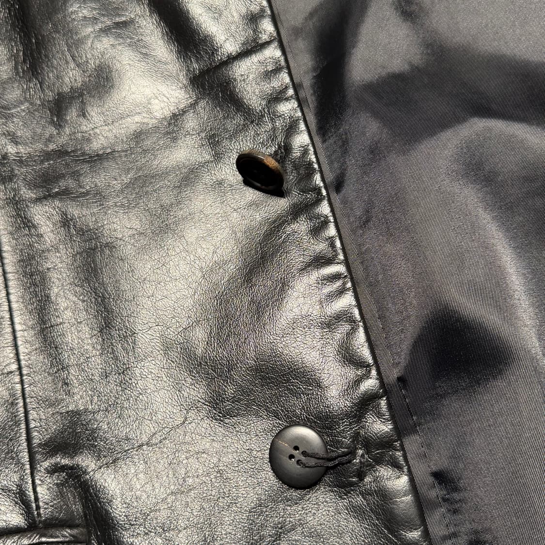 보이런던 00s 카우레더 카 코트 100 소가죽 상품이미지6