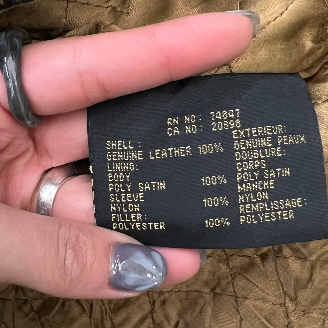 앤드류마크 리얼 하드레더 자켓 r2847 상품이미지7