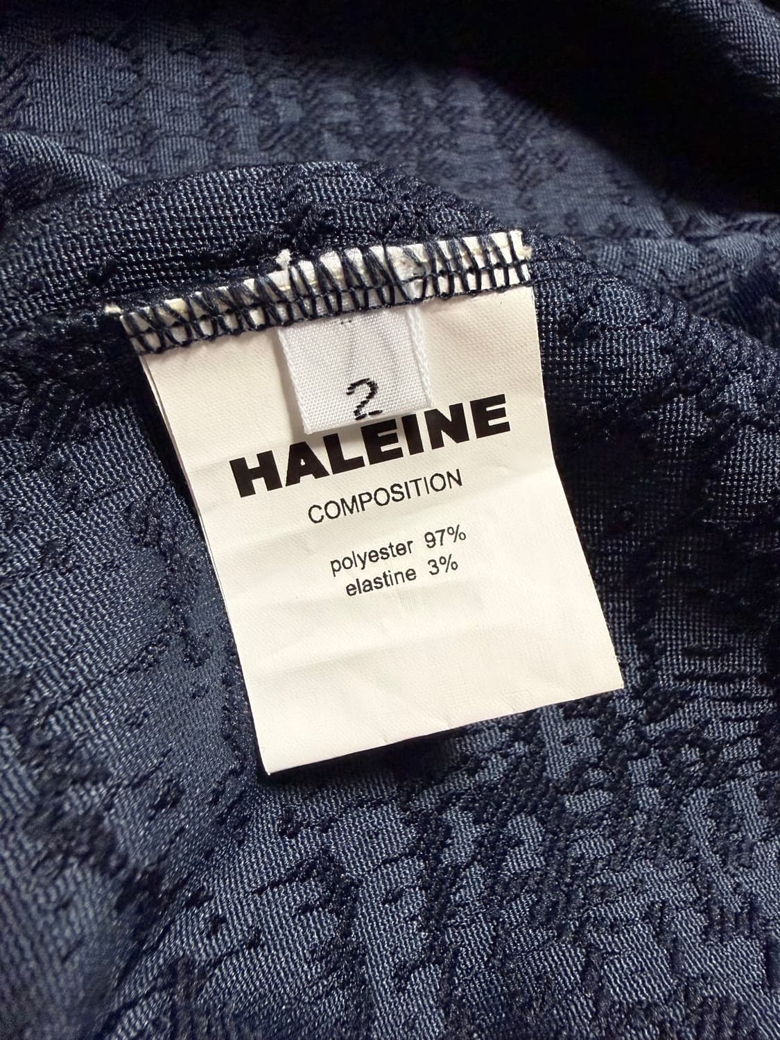 HALEINE 타이거자카드 블루종 네이비 상품이미지4