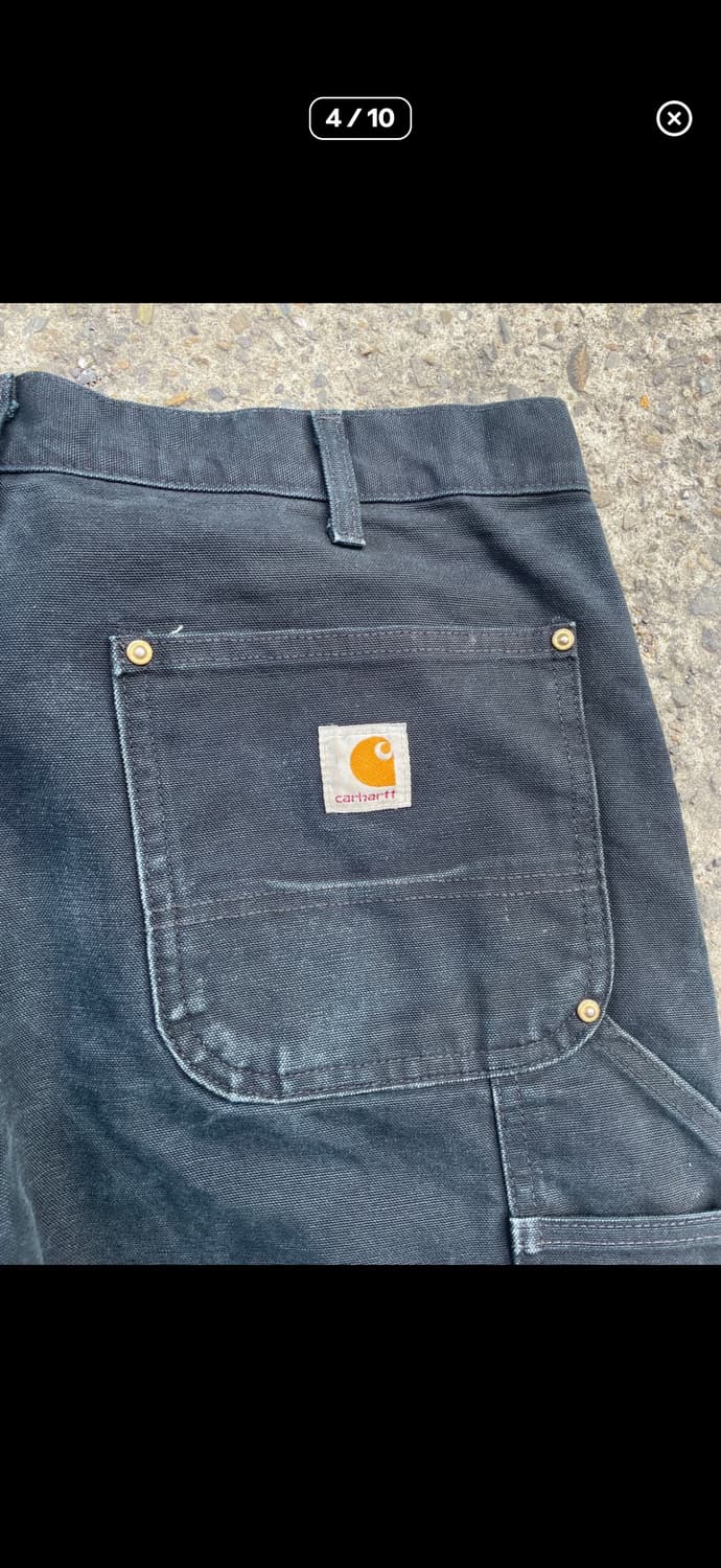 칼하트 더블니 b01 34사이즈 블랙 상품이미지4