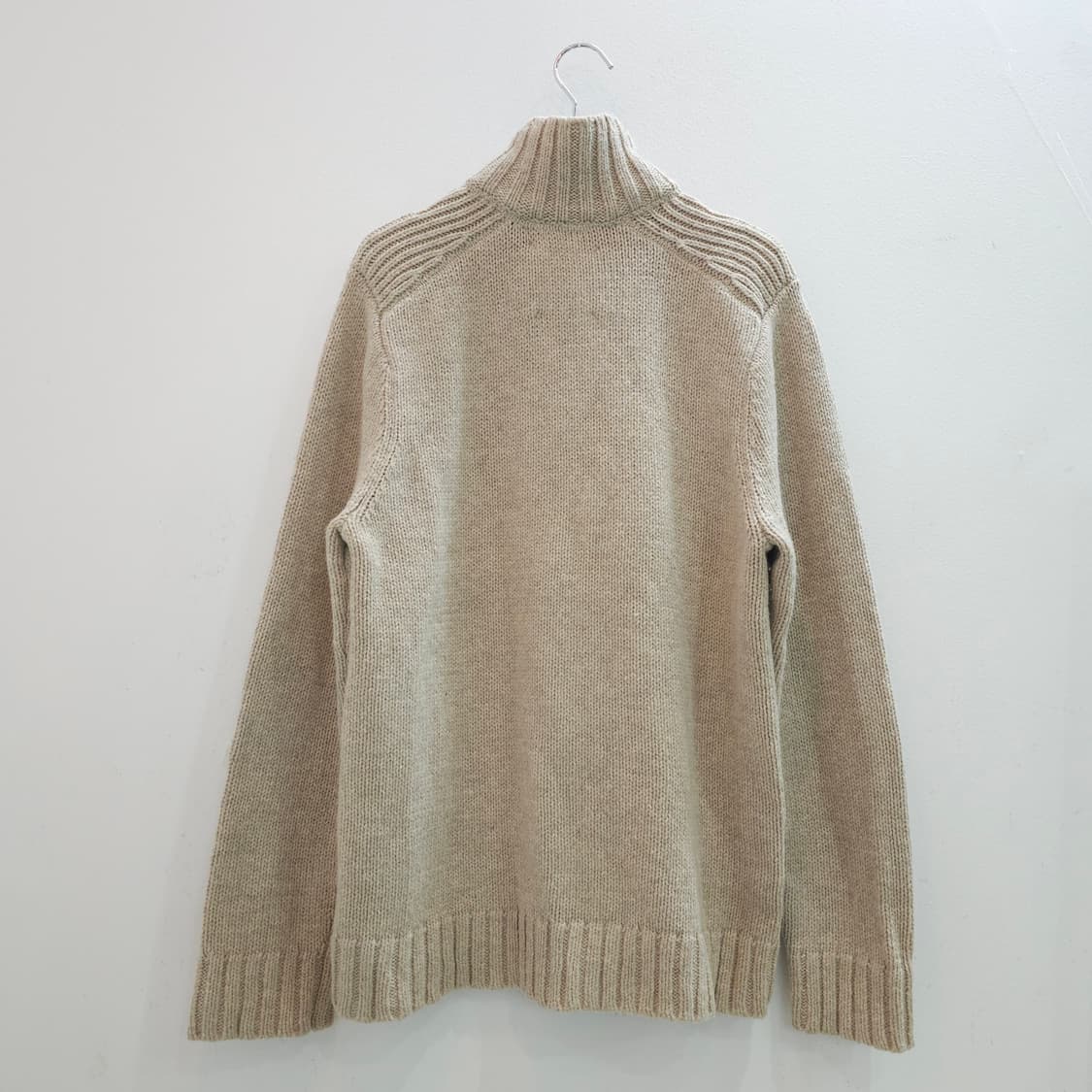 90's 갭 울 하프 집업 니트 상품이미지8