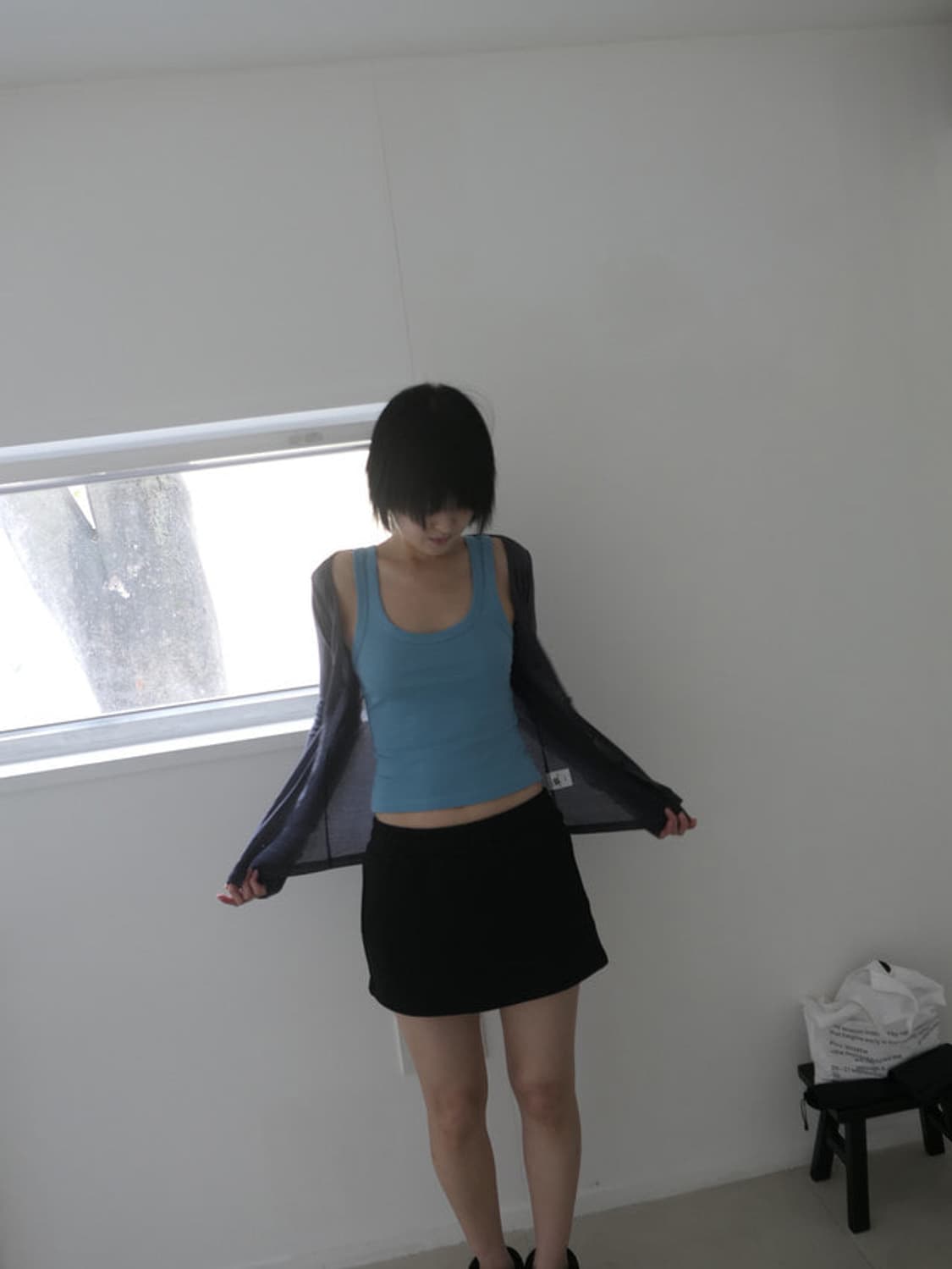 디에이디 Cotton skirt pants(BK) 상품이미지4