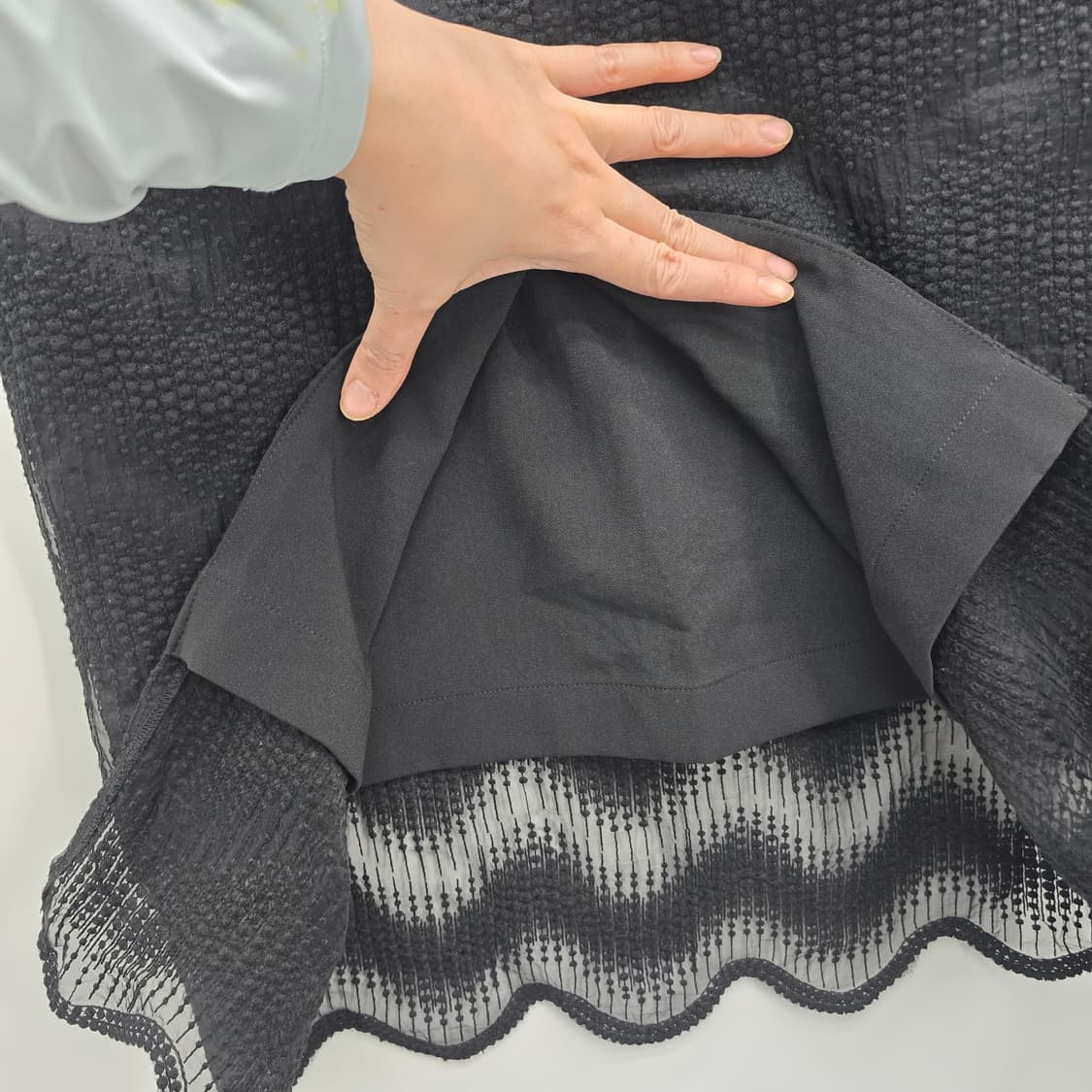 BOWEN 레이스 롱 스커트 상품이미지10