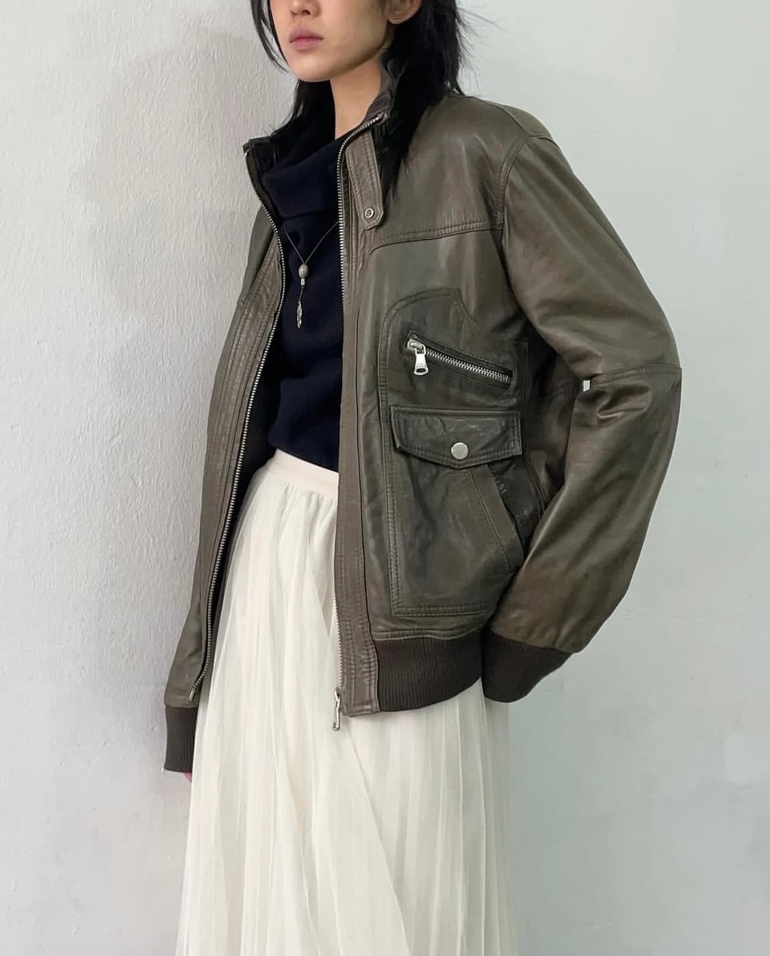 Faye vintage lambskin leather  상품이미지1