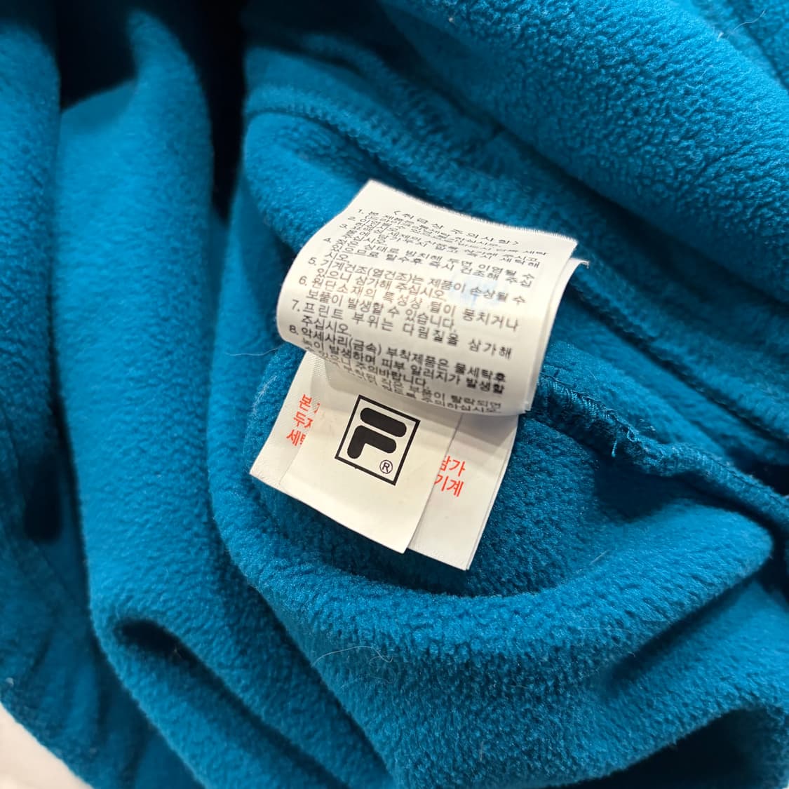 [XL] 휠라 폴라텍 플리스 후리스 하프집업 블루 C316 상품이미지10