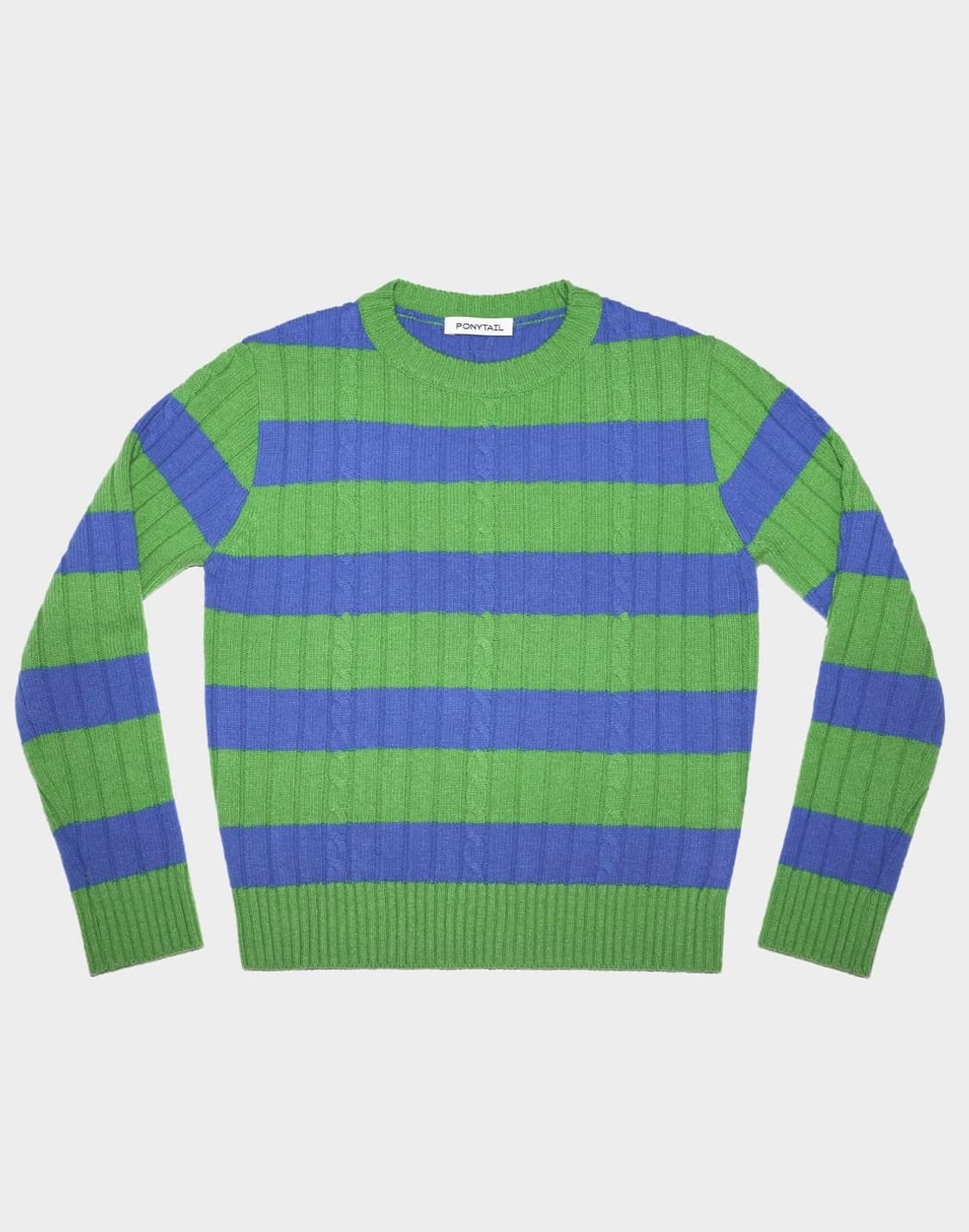 포니테일 밤부 스웨터 호크니 그린 상품이미지2