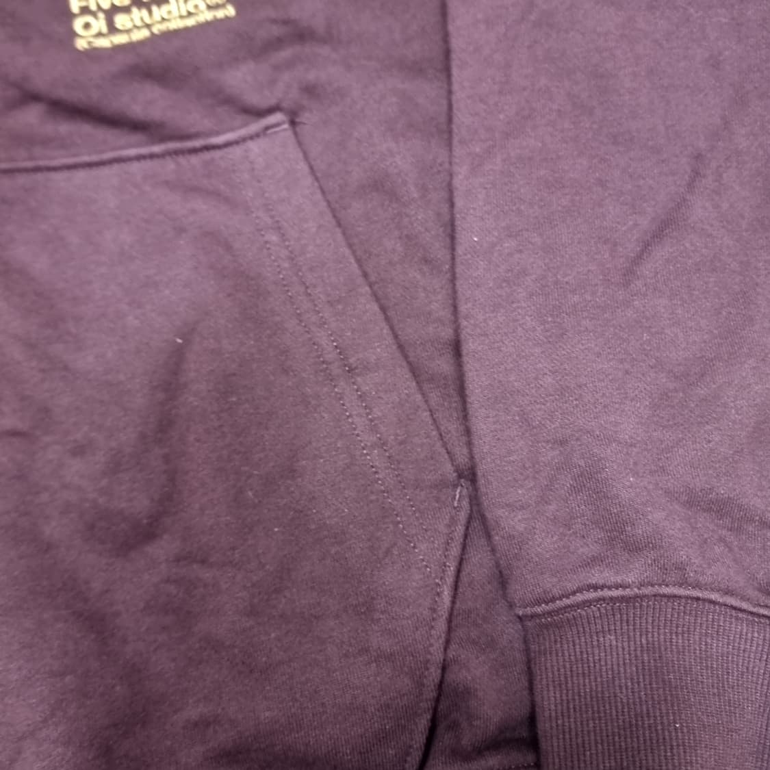 O!OI 우디 우드페커 버건디 후드티(실측) 상품이미지5