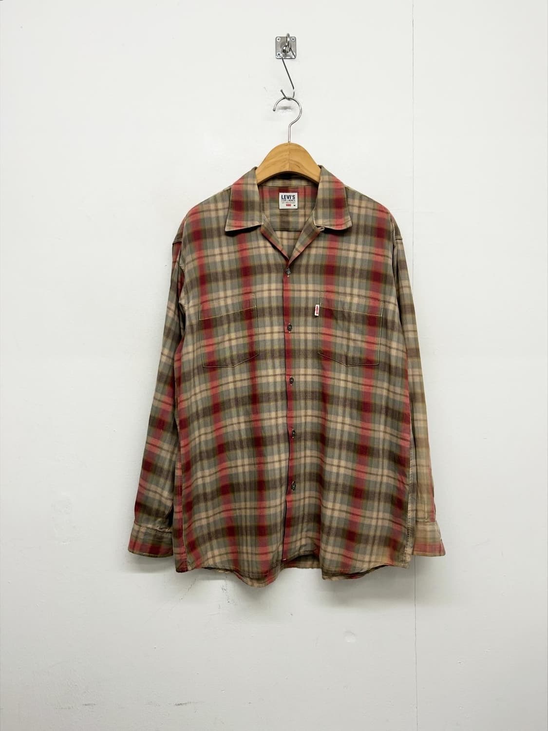 리바이스 오버핏 체크 셔츠 남방 상품이미지1