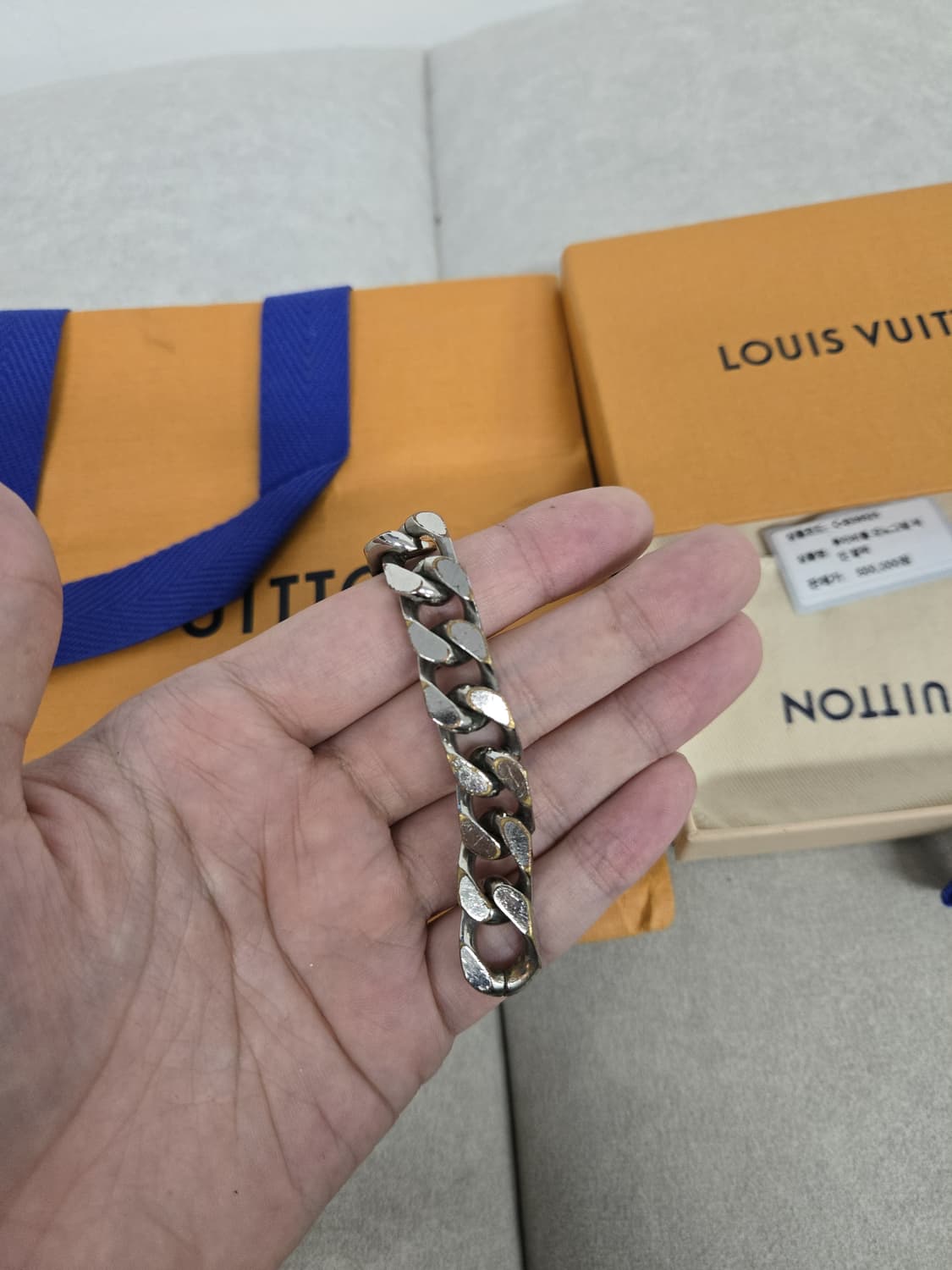 [보증서 정품]루이비통 체인 팔찌 상품이미지3