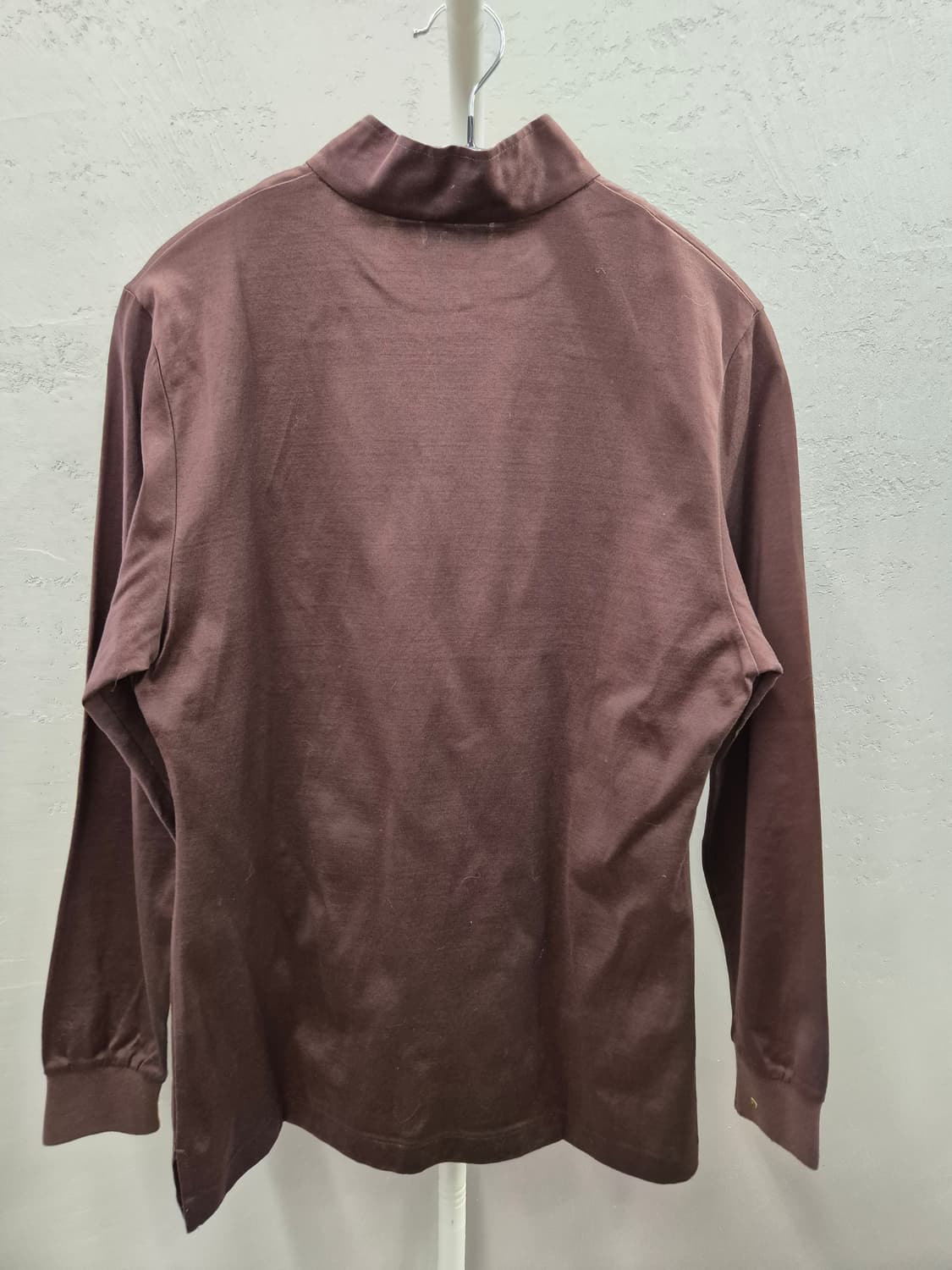 버버리 골프 남성 브라운 반집업 니트 라지 상품이미지3