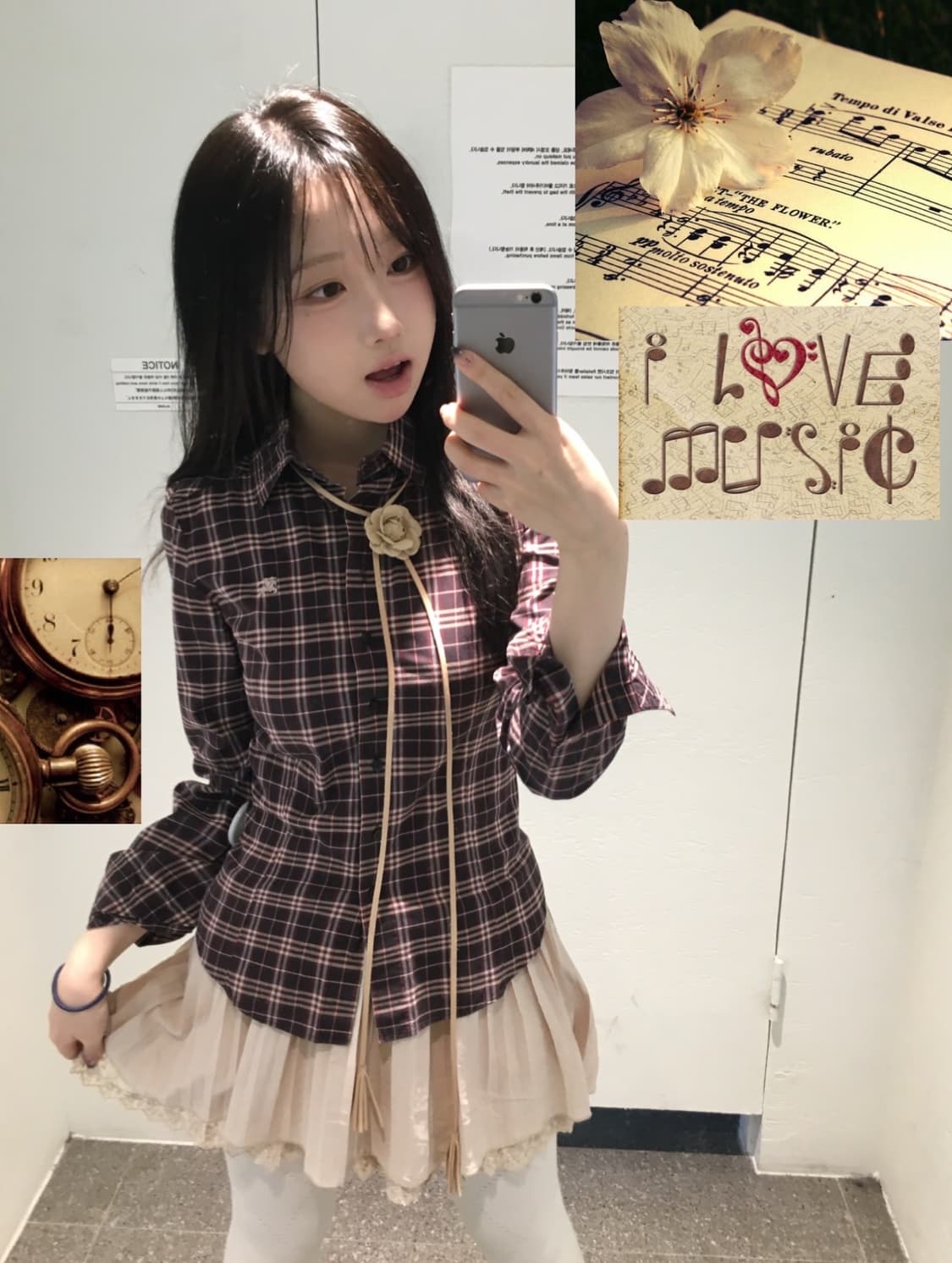 빈티지 버버리 딸기초코 코디세트 상품이미지1