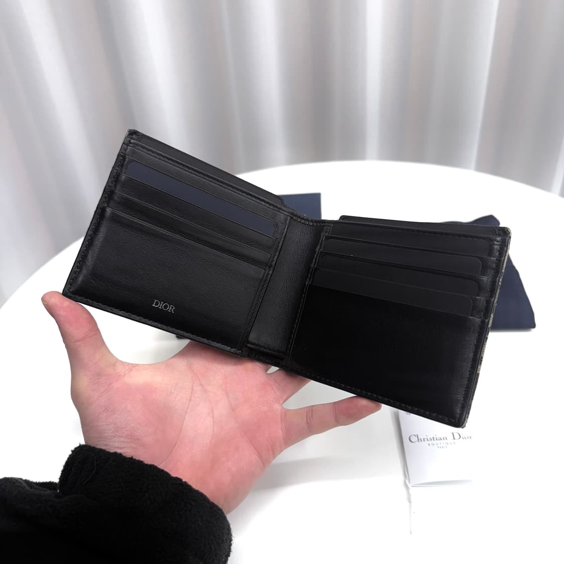 [정품] 디올 오블리크 반지갑 상품이미지3