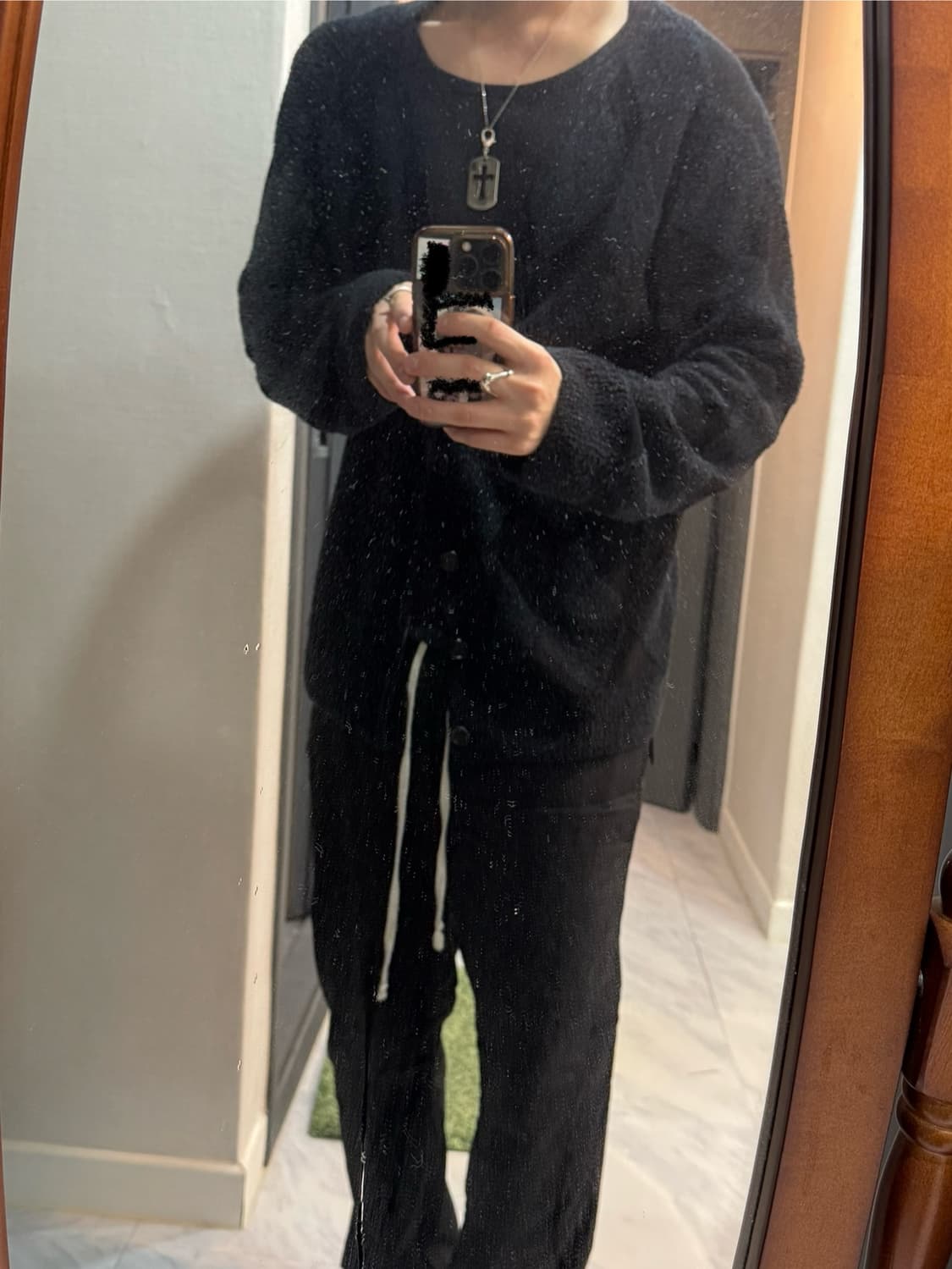 **급매** [50] 솔로이스트 아가일 가디건 급매 상품이미지1